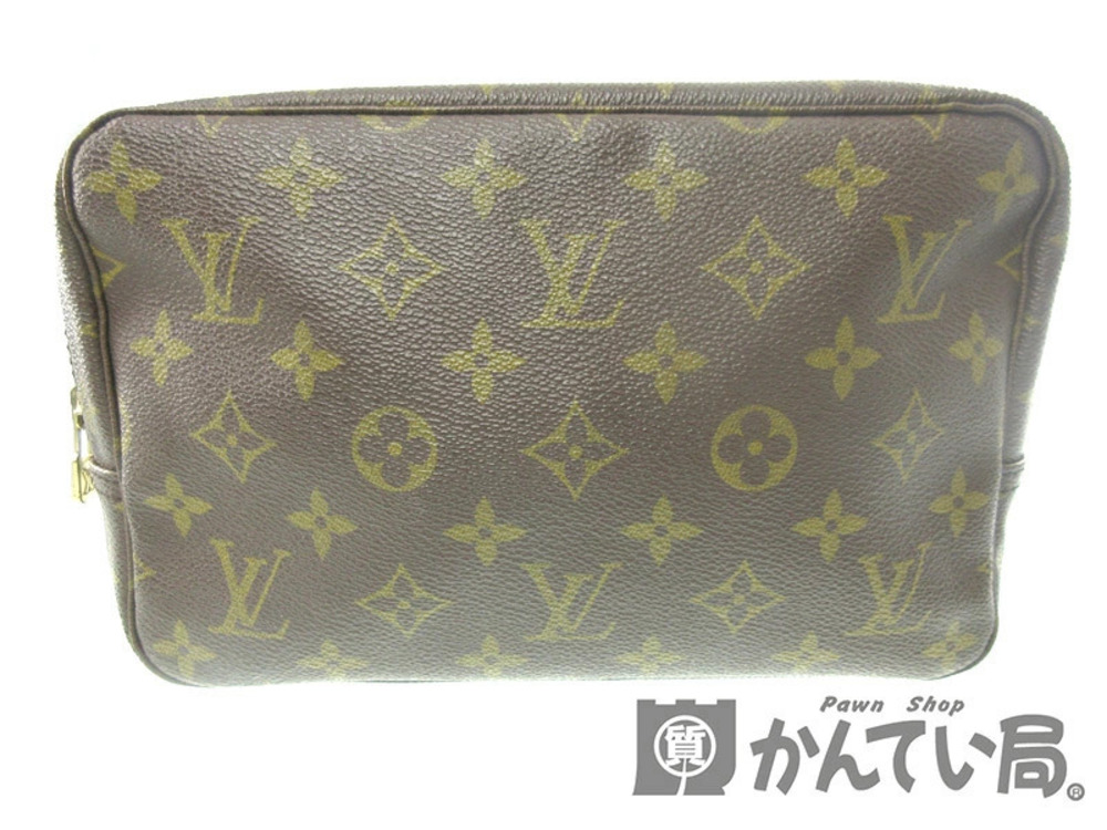 Louis Vuitton Trousers Toilette Monogram Canvas Pouch Brown